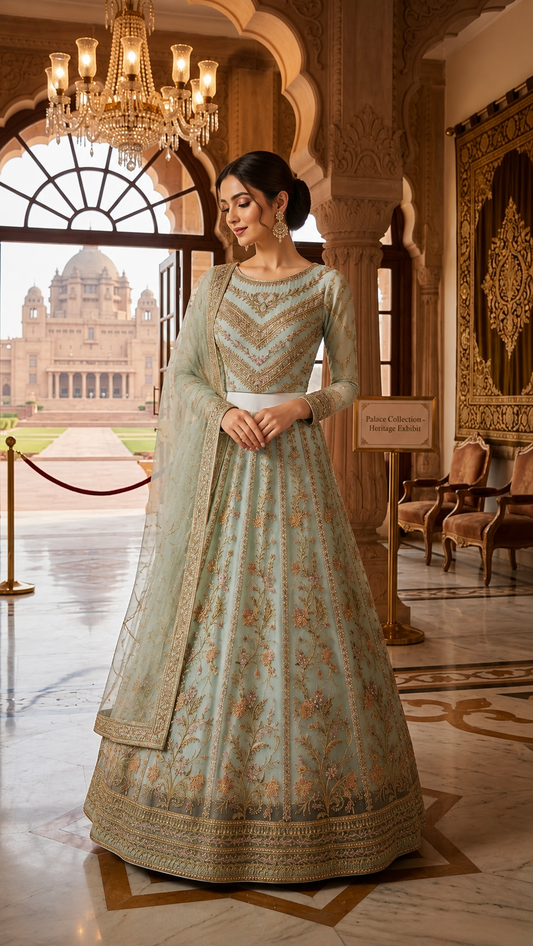 ✨ Royal Heritage Embroidered Lehenga ✨